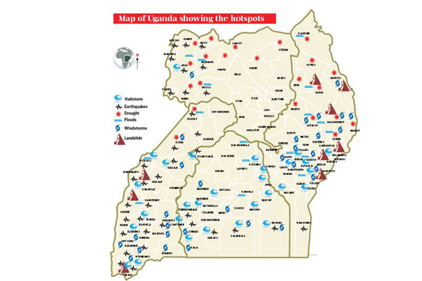 Uganda's disaster hotspots named - Daily Monitor