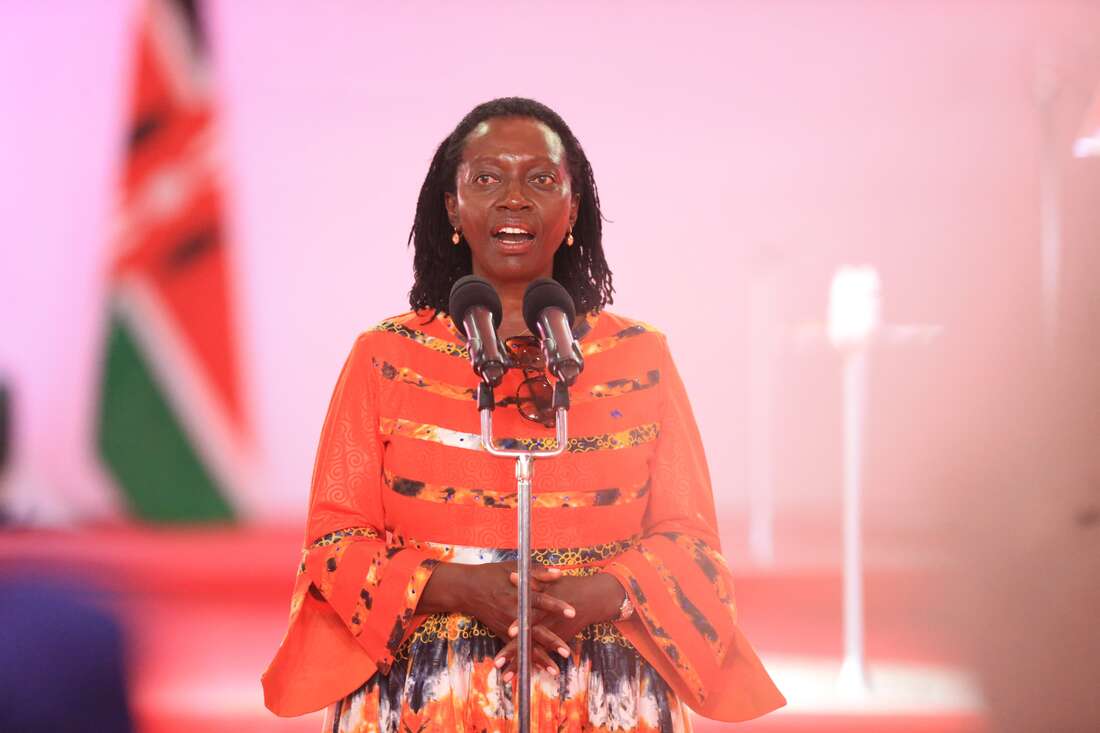 Azimio la Umoja One Kenya presidential running mate Martha Karua.