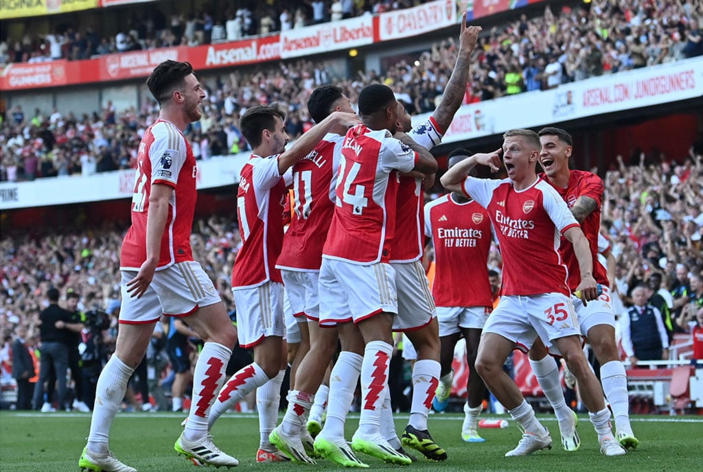 Rice strikes in stoppage time as Arsenal leave it late to sink Man Utd -  ARN News Centre- Trending News, Sports News, Business News, Dubai News, UAE  News, Gulf, News, Latest news