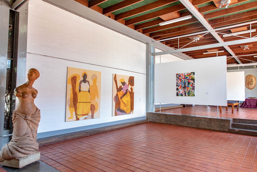 Break the monotony and visit an art gallery Monitor