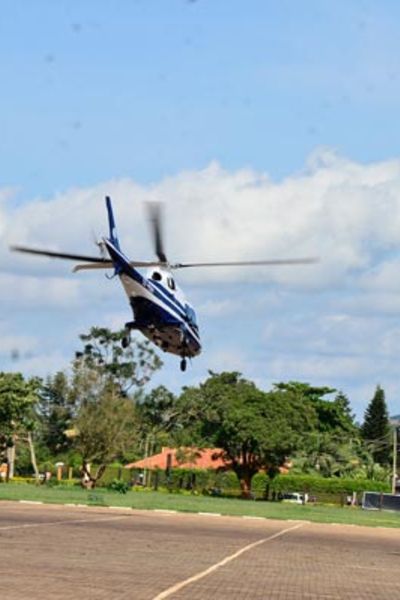 Officer Kaweesa hit by Police chopper during rehearsals 