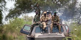 Soldiers of the Sudan People Liberation Army (SPLA)