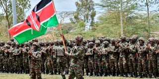 Kenya Defence Forces soldiers 