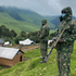EACRF soldiers on guard in Mushaki, North Kivu