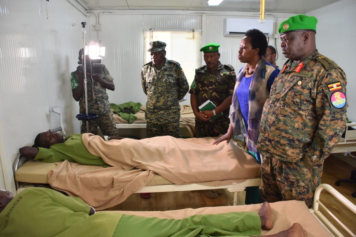 Stretnutie najvyšších amerických generálov, veliteľa UPDF v Somálsku