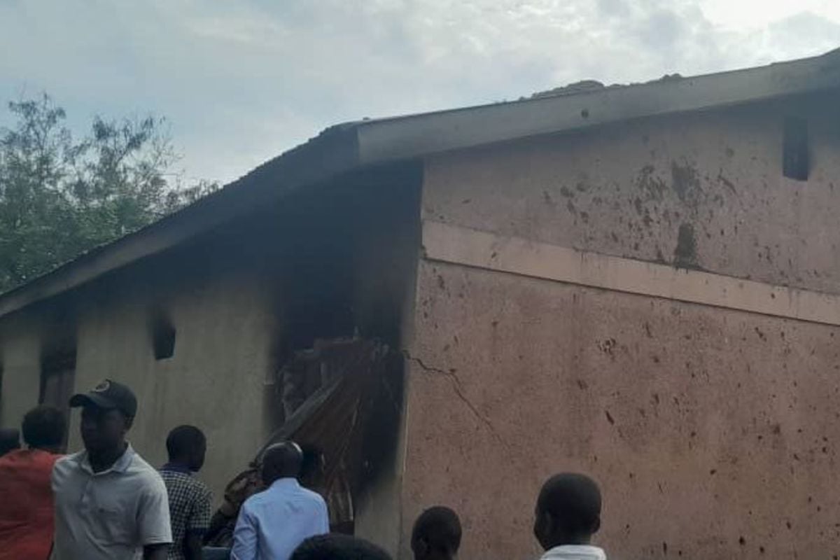 Property worth millions lost as fire guts Kasese School
